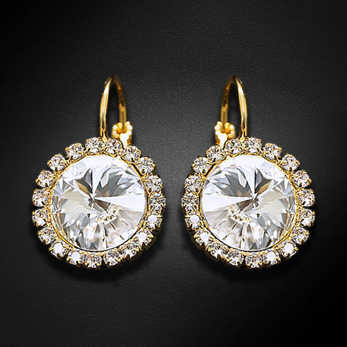 Auskarai "Klaris" su Swarovski™ kristalais